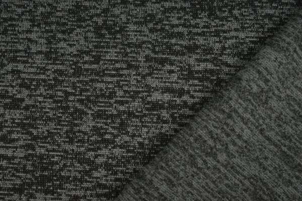 A Maglia Pile 3-Tonalità Grigio Scuro A Maglia Pile 3-Tonalità Grigio Scuro