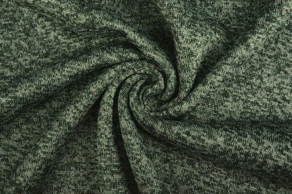 Knitted Fleece 3-Tone Dark Green Knitted Fleece 3-Tone Dark Green