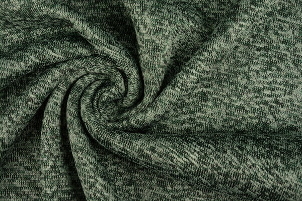 Strickfleece 3-Tone Dunkel Grün