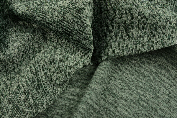 Gebreide Fleece 3-Tone  Donker Groen