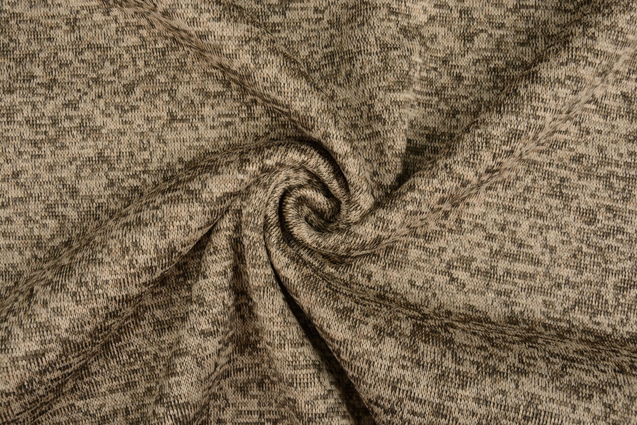 Knitted Fleece 3-Tone Taupe Knitted Fleece 3-Tone Taupe