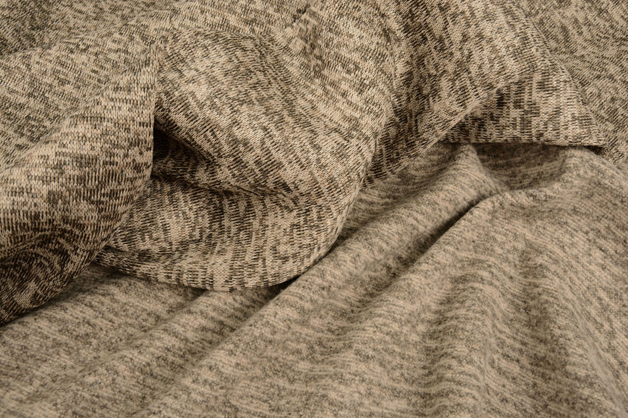 Gebreide Fleece 3-Tone Taupe Gebreide Fleece 3-Tone Taupe