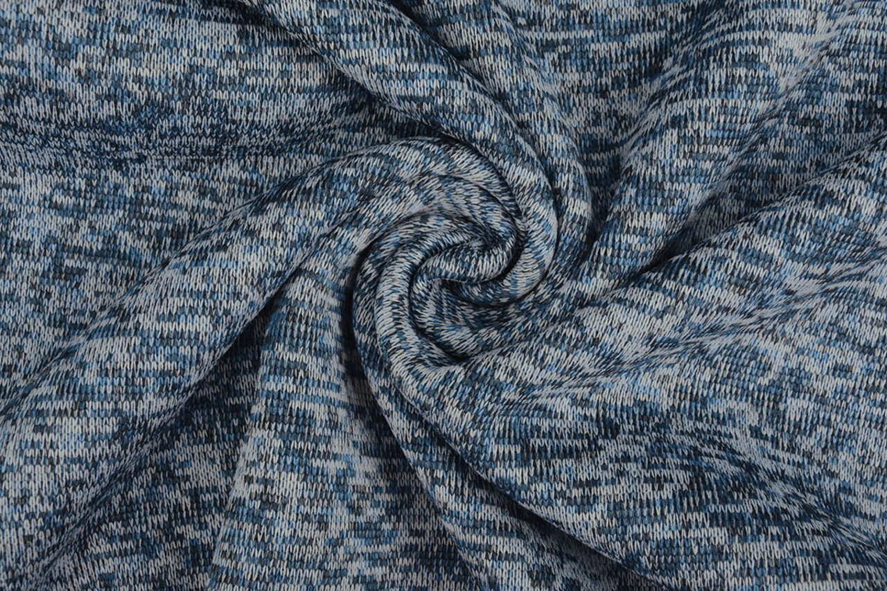 Polaire Tricotée 3 Tons Jeans