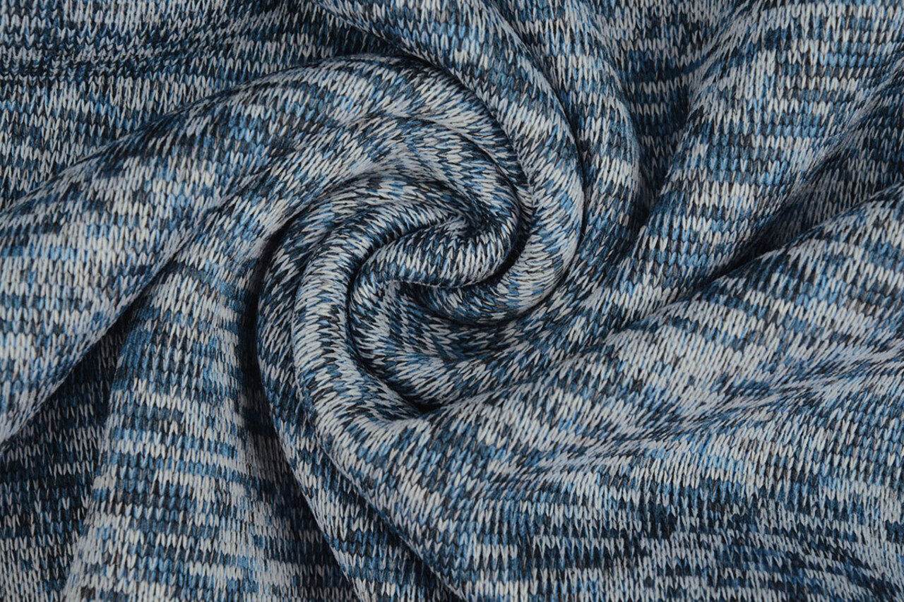 A Maglia Pile 3-Tonalità Denim A Maglia Pile 3-Tonalità Denim