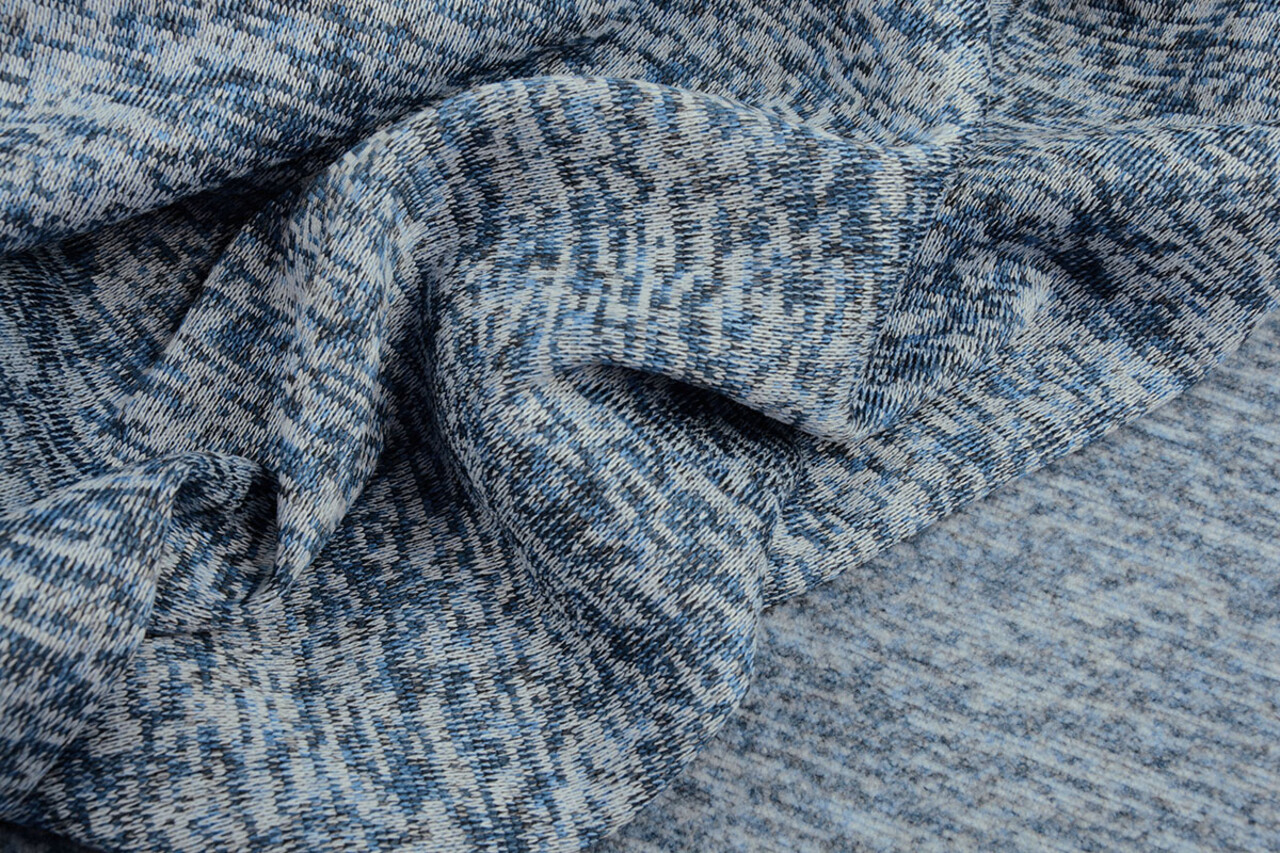 Polaire Tricotée 3 Tons Jeans