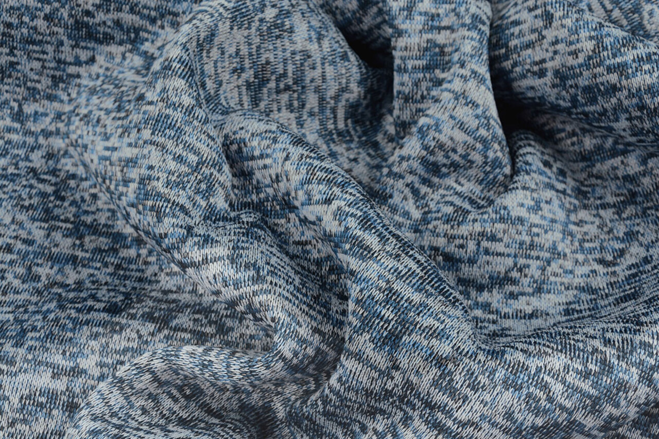 Polaire Tricotée 3 Tons Jeans