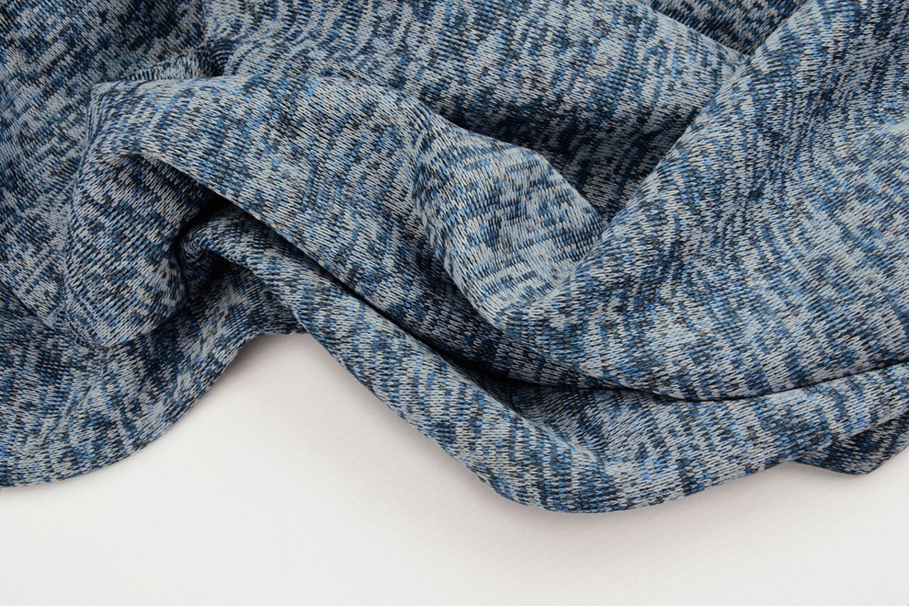 A Maglia Pile 3-Tonalità Denim A Maglia Pile 3-Tonalità Denim
