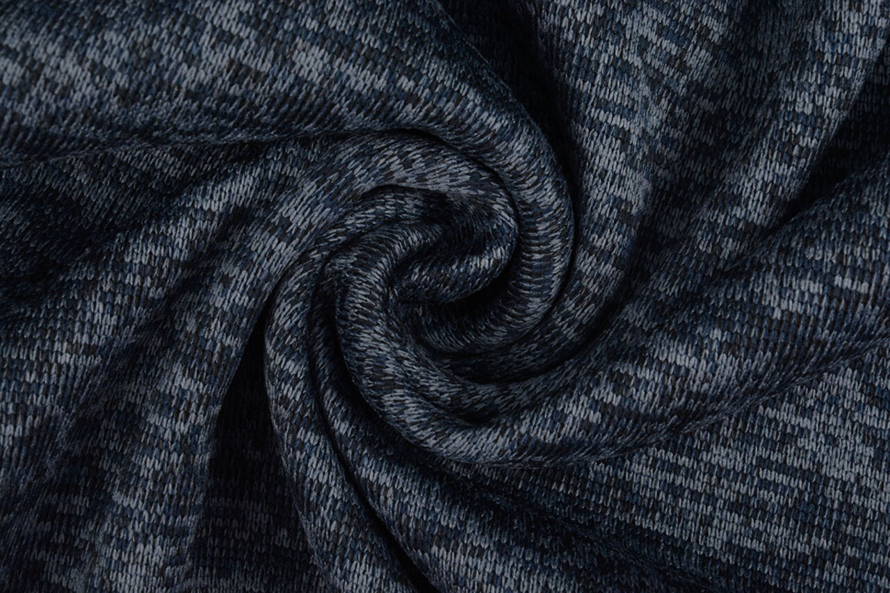 Strickfleece 3-Tone Marineblau