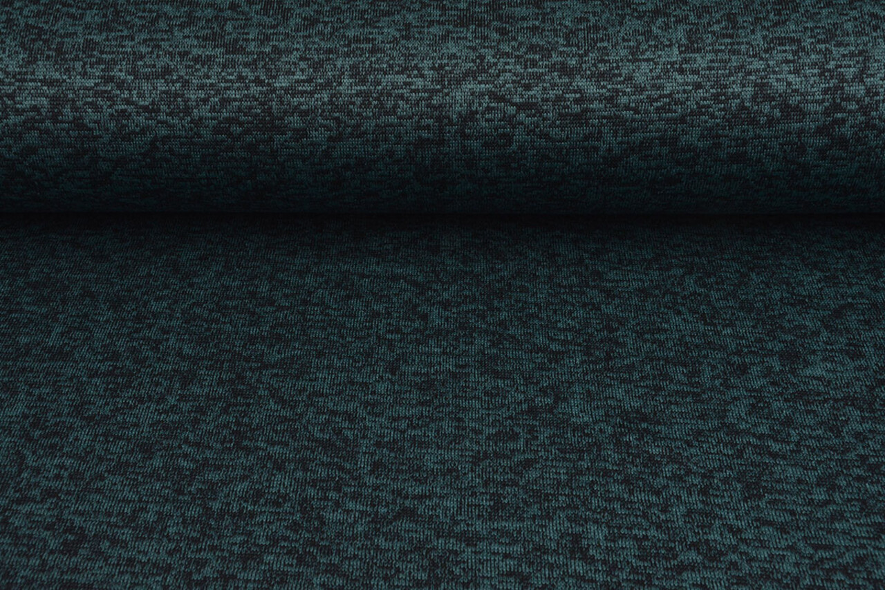 Knitted Fleece 3-Tone Petrol Knitted Fleece 3-Tone Petrol