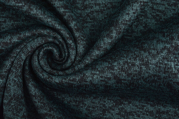 Gebreide Fleece 3-Tone Petrol