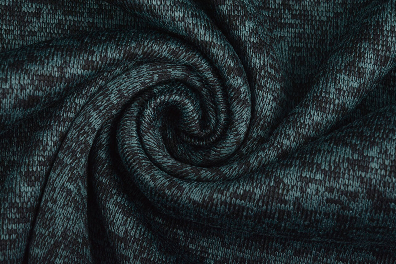 Knitted Fleece 3-Tone Petrol Knitted Fleece 3-Tone Petrol