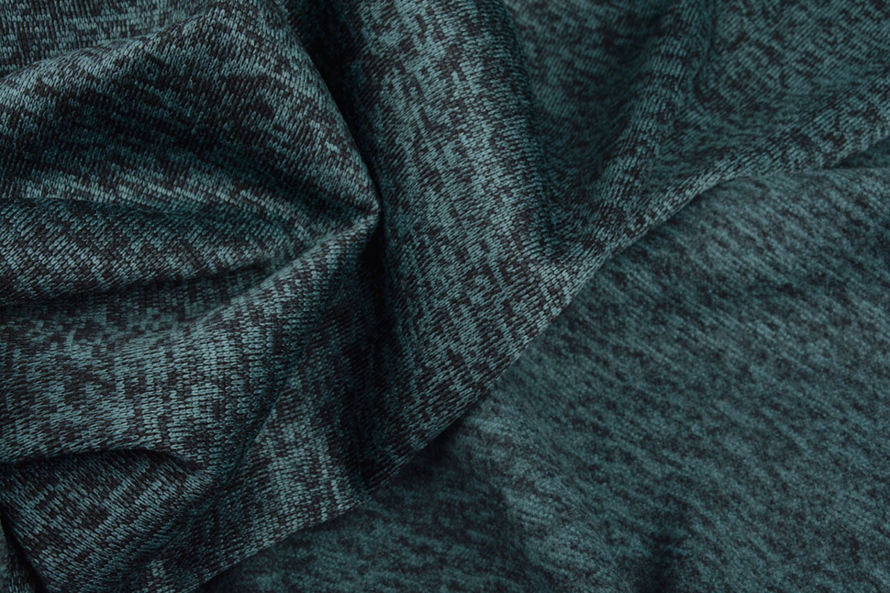 Strickfleece 3-Tone Petrol Strickfleece 3-Tone Petrol