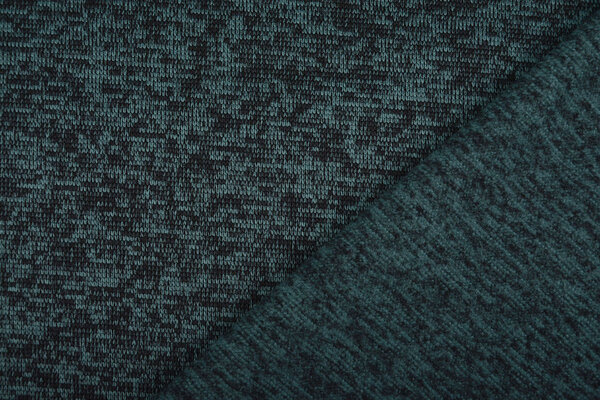 Gebreide Fleece 3-Tone Petrol