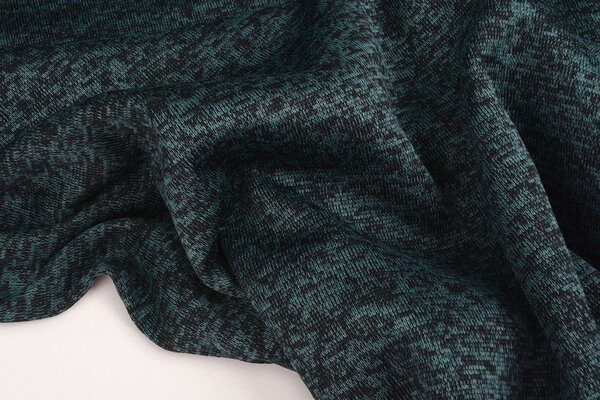 Knitted Fleece 3-Tone Petrol Knitted Fleece 3-Tone Petrol