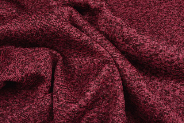 Knitted Fleece 3-Tone Wine Red Knitted Fleece 3-Tone Wine Red