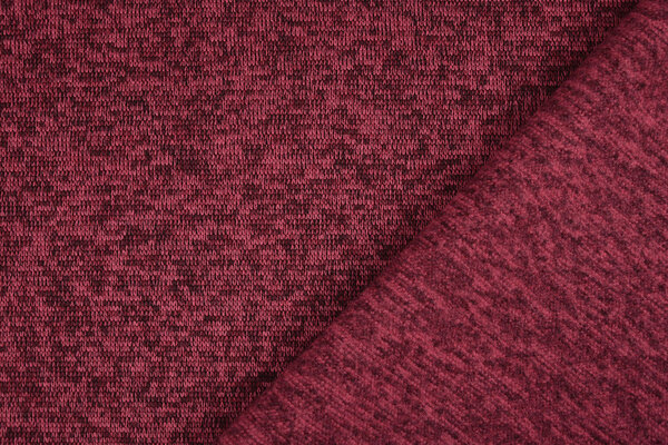 Knitted Fleece 3-Tone Wine Red Knitted Fleece 3-Tone Wine Red