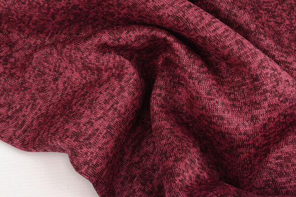 Knitted Fleece 3-Tone Wine Red Knitted Fleece 3-Tone Wine Red