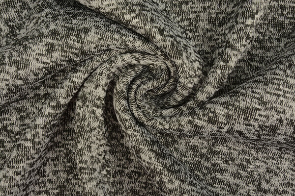 Gebreide Fleece 3-Tone Zwart Grijs Gebreide Fleece 3-Tone Zwart Grijs