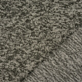 Strickfleece 3-Tone Schwarz Grau Strickfleece 3-Tone Schwarz Grau