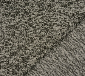 Strickfleece 3-Tone Schwarz Grau Strickfleece 3-Tone Schwarz Grau