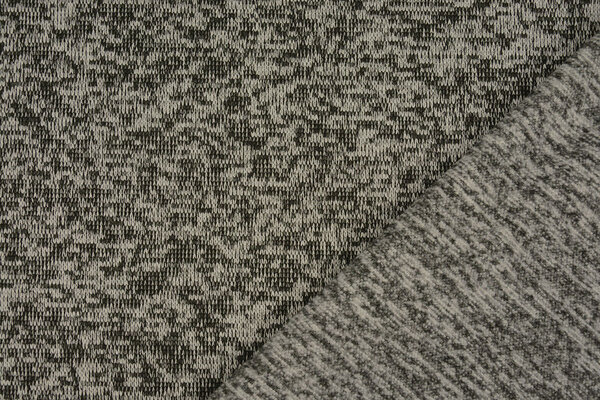 Knitted Fleece 3-Tone Black Grey Knitted Fleece 3-Tone Black Grey