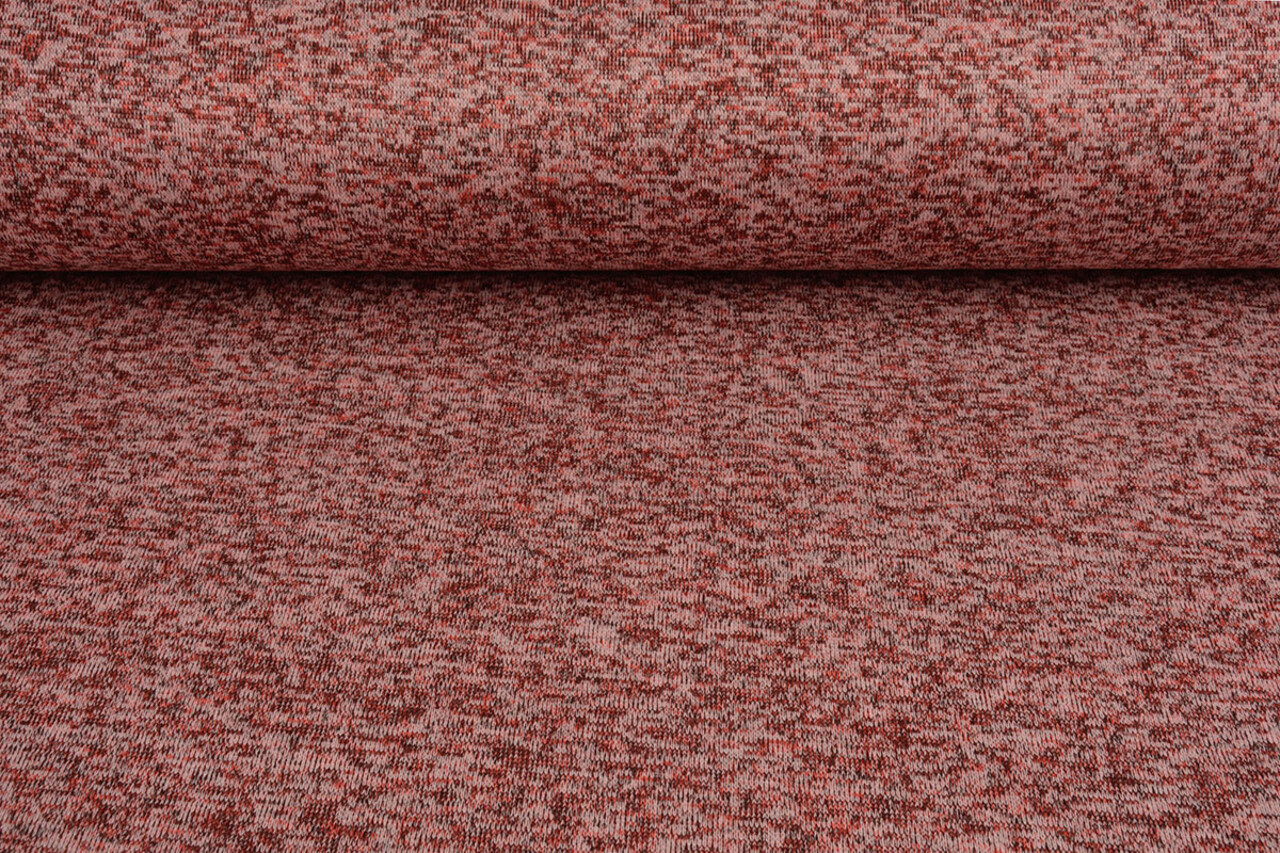 Polaire Tricotée 3 Tons Rouge Polaire Tricotée 3 Tons Rouge