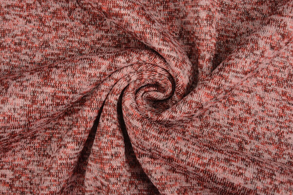 Polaire Tricotée 3 Tons Rouge Polaire Tricotée 3 Tons Rouge