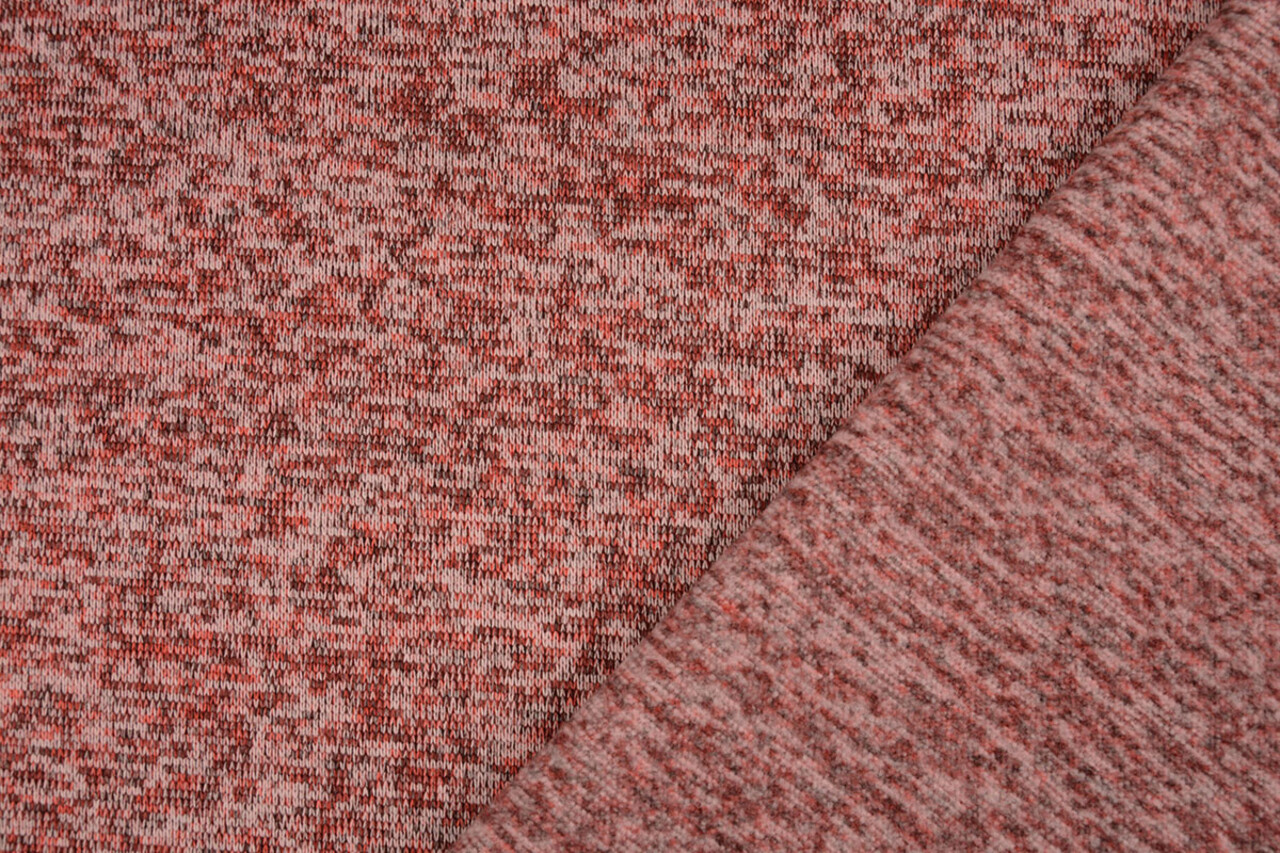 Strickfleece 3-Tone Rot Strickfleece 3-Tone Rot