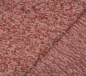 A Maglia Pile 3-Tonalità Rosso A Maglia Pile 3-Tonalità Rosso