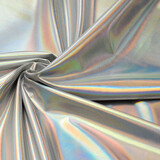 Lamé Holografisch Neon Silber Lamé Holografisch Neon Silber