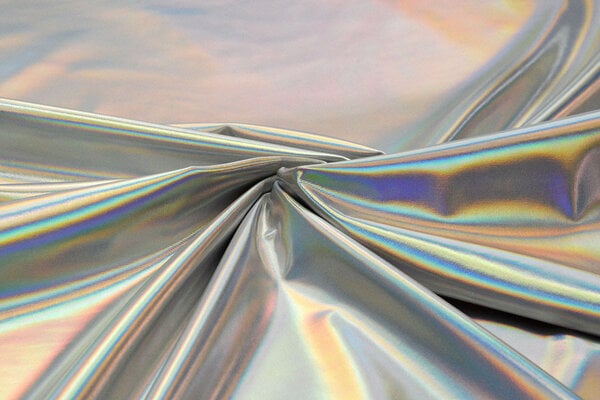 Lamé Holographic Neon Silver Lamé Holographic Neon Silver