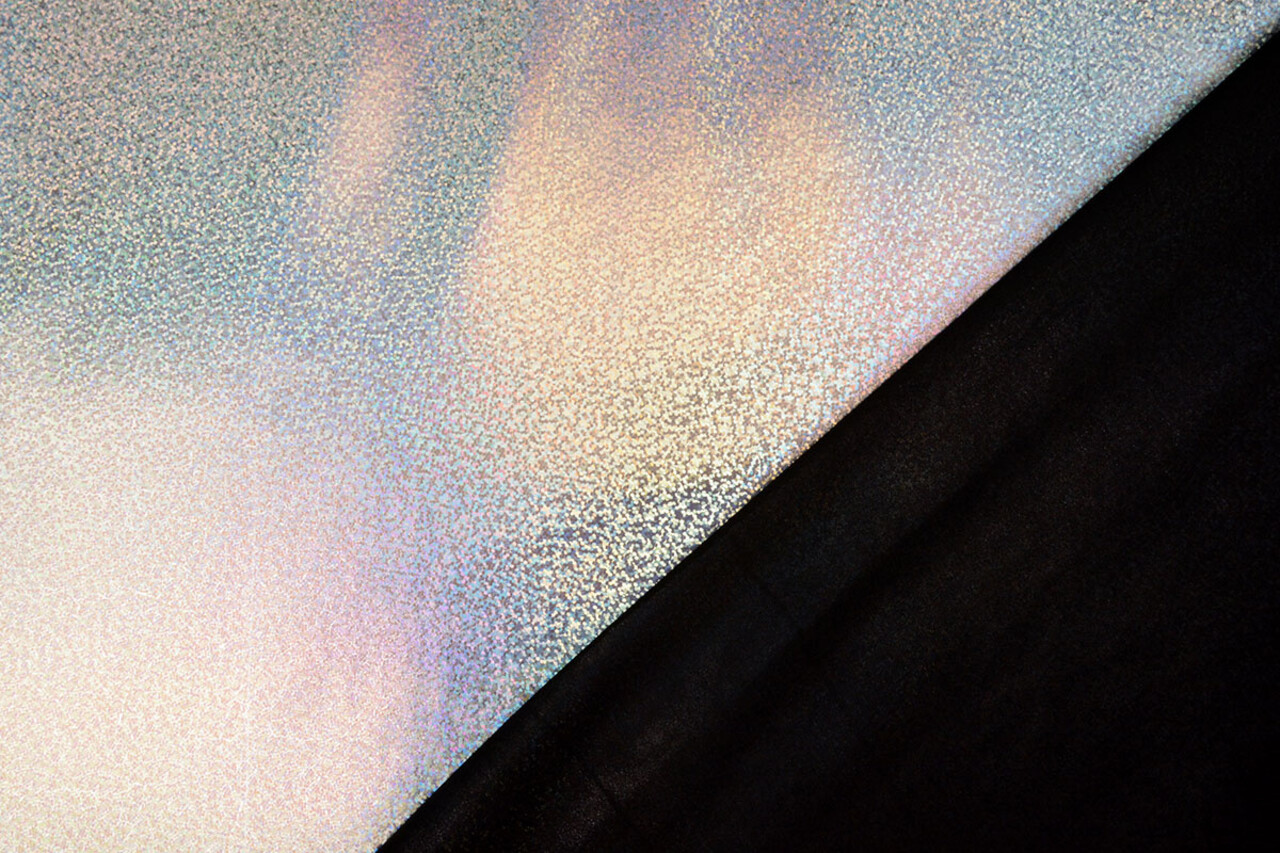 Lamé Holografisch Sparkle Silber