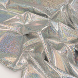 Lamé Holografisch Sparkle Zilver