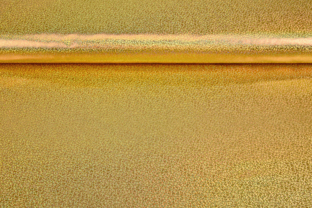 Lamé Holografisch Sparkle Goud