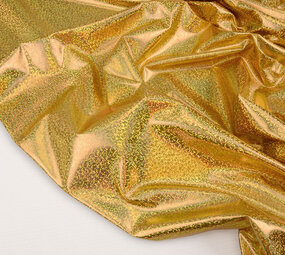 Lamé Holografisch Sparkle Gold