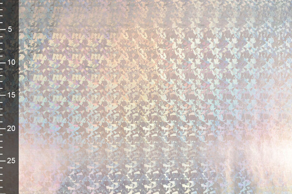 Lamé Holographic Cosmos Silver Lamé Holographic Cosmos Silver