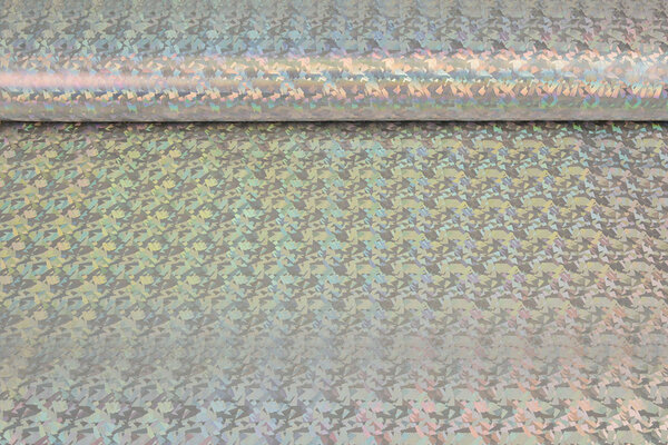 Lamé Holografisch Cosmos Zilver Lamé Holografisch Cosmos Zilver