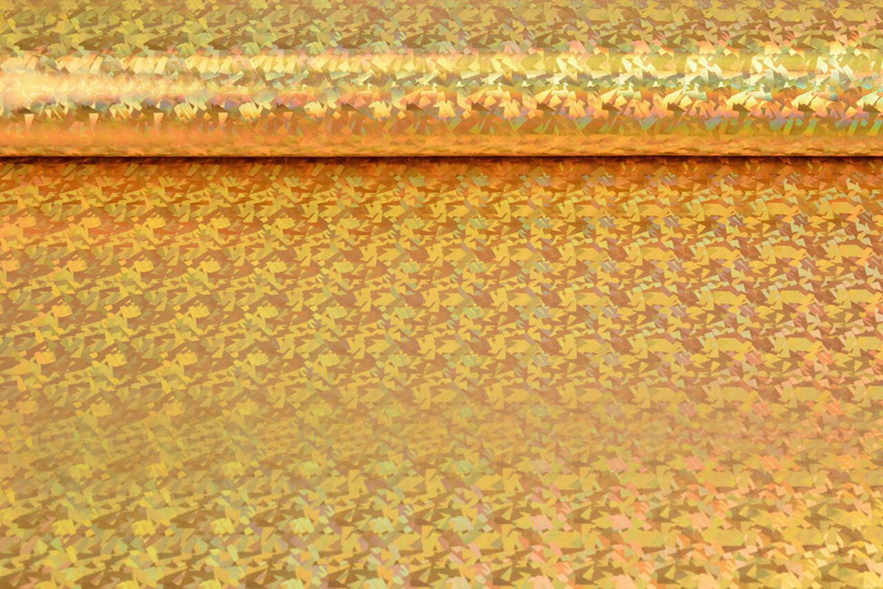 Lamé Holografisch Kosmos Gold