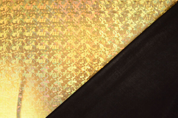 Lamé Holografisch Kosmos Gold