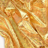 Lamé Holografisch Cosmos Goud