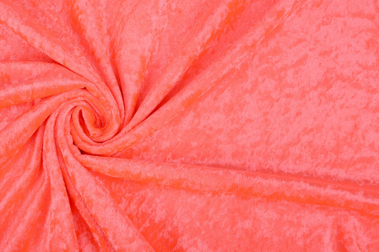 Velours de Panne Fluor Roze Velours de Panne Fluor Roze