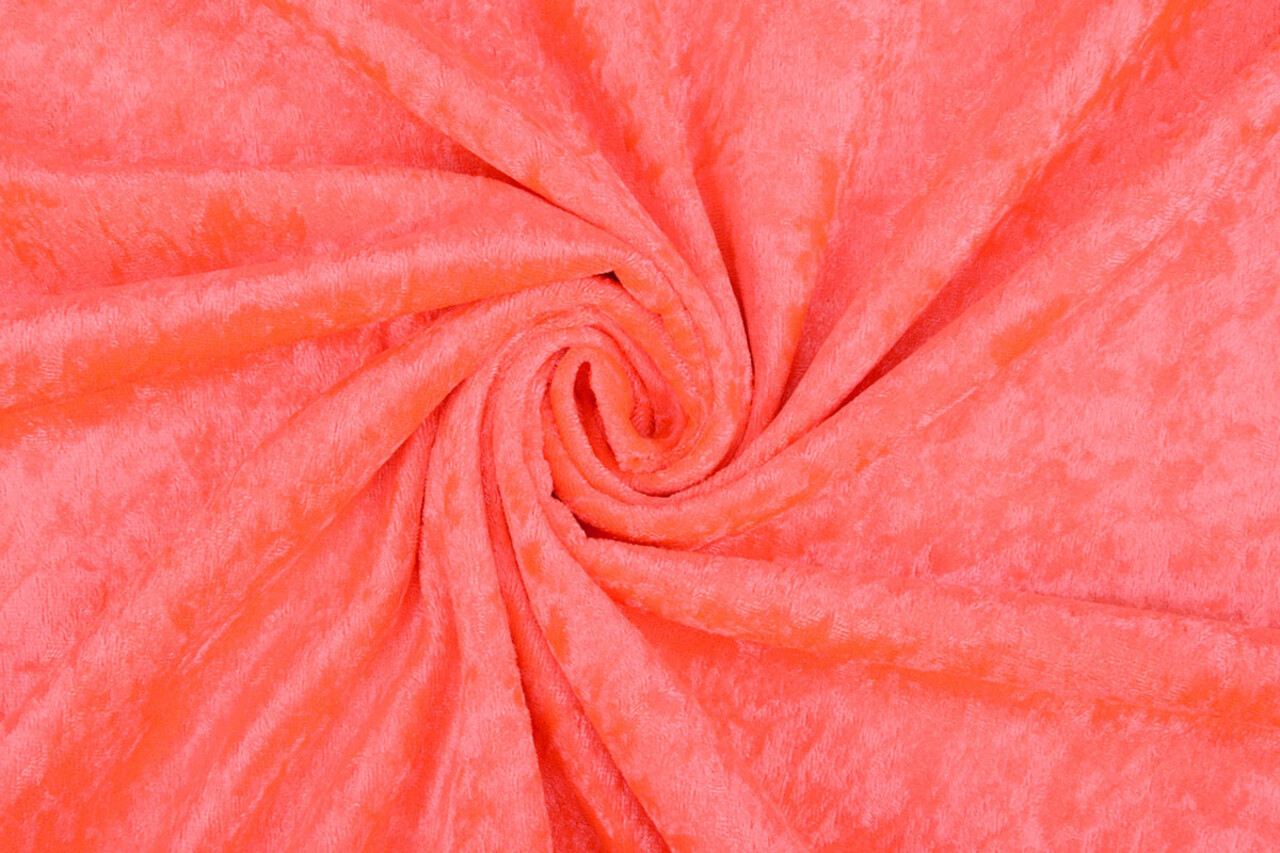 Velours de Panne Fluor Pink Velours de Panne Fluor Pink