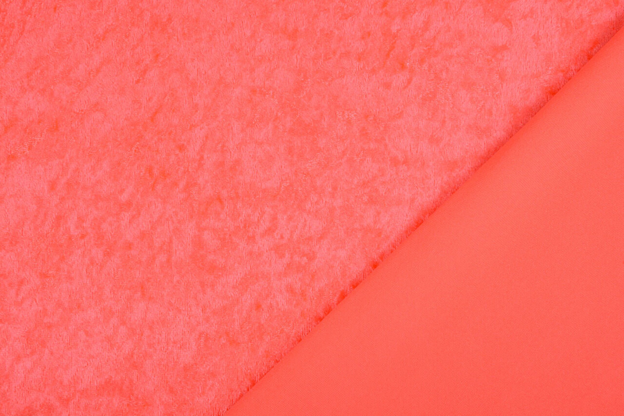 Pannesamt Stoff Fluor Rosa Pannesamt Stoff Fluor Rosa