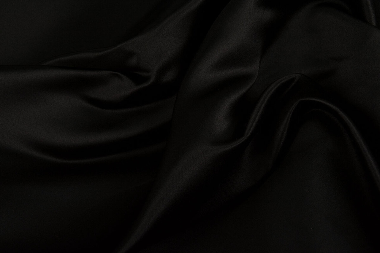 Bruidssatijn Zwart Bruidssatijn Zwart