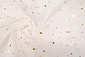 Fine Tulle White Stars Gold