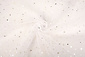 Fine Tulle Bianco Stelle Argento Fine Tulle Bianco Stelle Argento