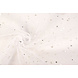 Fina Tul Blanco Estrellas Plateado