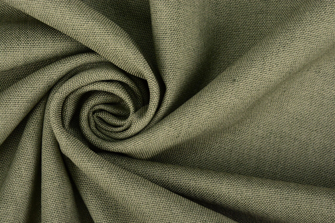 Linen Cotton Light Army Green Linen Cotton Light Army Green