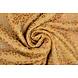 Tejido de Sudadera de Polar Alpino Cheetah Drops Foil Ocre Amarillo Jaspeado Tejido de Sudadera de Polar Alpino Cheetah Drops Foil Ocre Amarillo Jaspeado