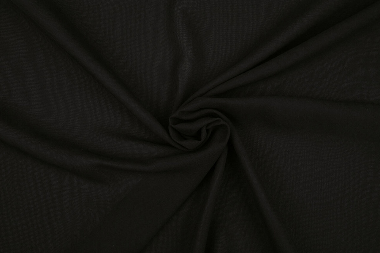 100% Voile Schwarz